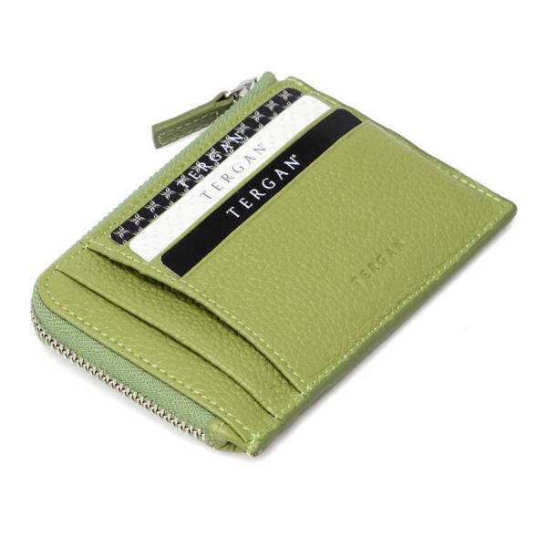 Yeşil Deri Unisex Kredi Kartlık - S1KK00000265-G8Z - 1