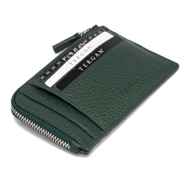 Yeşil Hakiki Deri Unisex Kredi Kartlık - S1KK00000265-I5T 