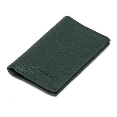 Yeşil Deri Unisex Kredi Kartlık - S1KK00000266-I5T - 1