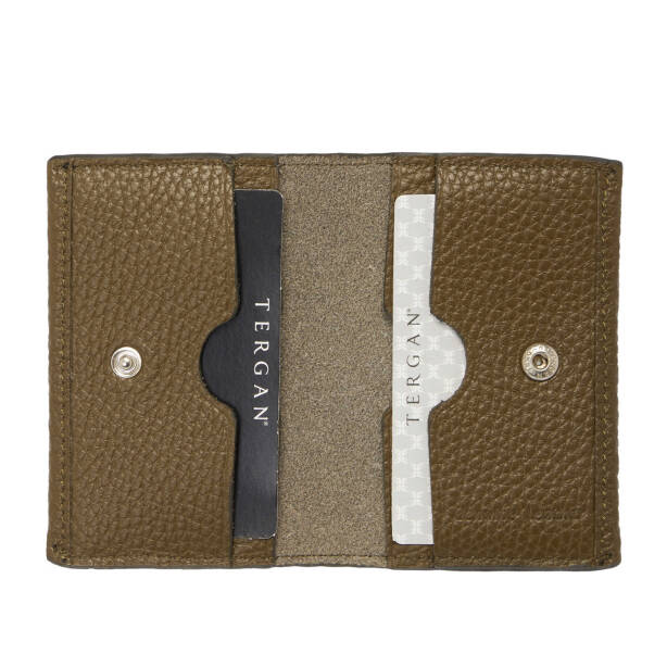 Yeşil Deri Unisex Kredi Kartlık - S1KK00000266-T7N - 2