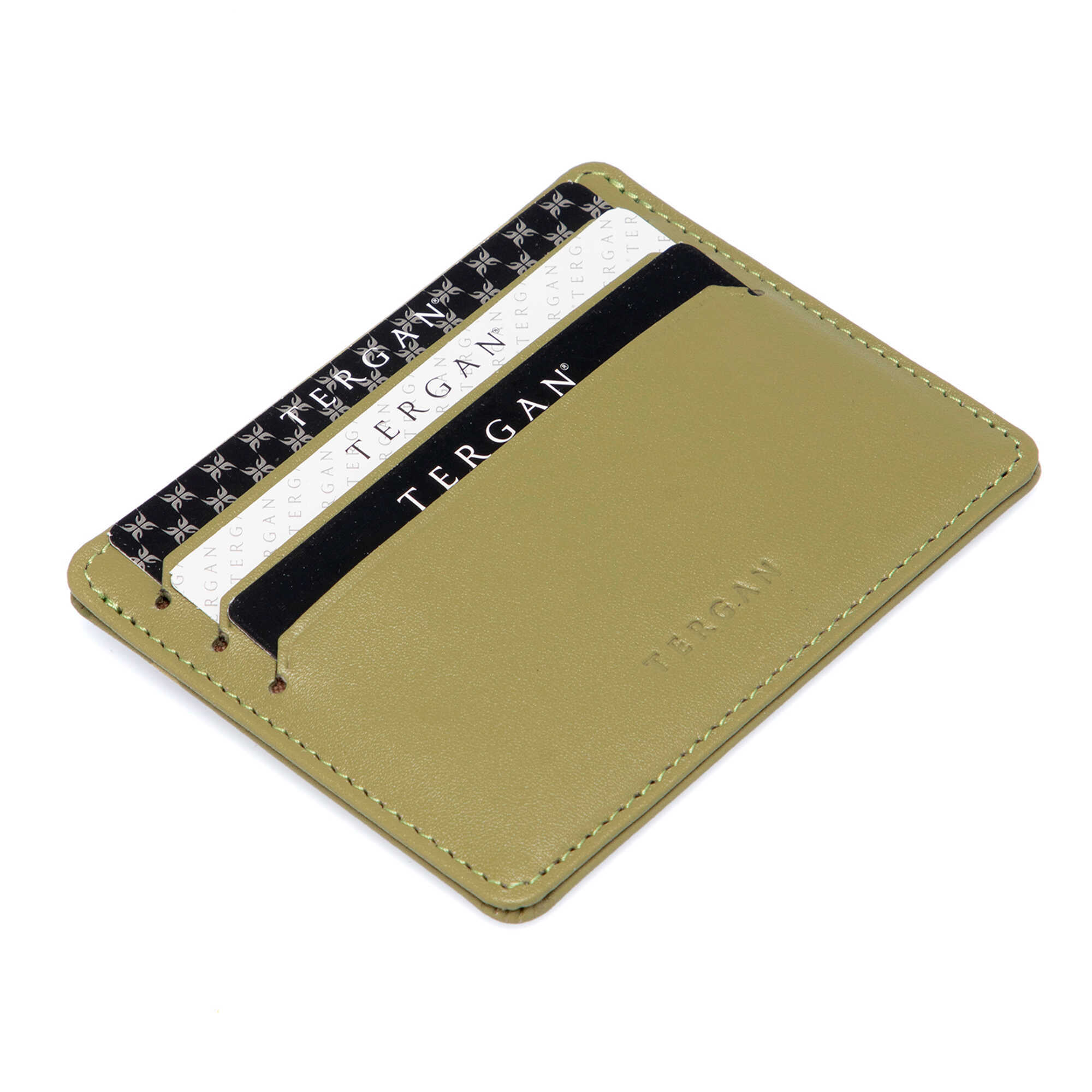Yeşil Hakiki Deri Unisex Kredi Kartlık - S1KK00001050-J2G