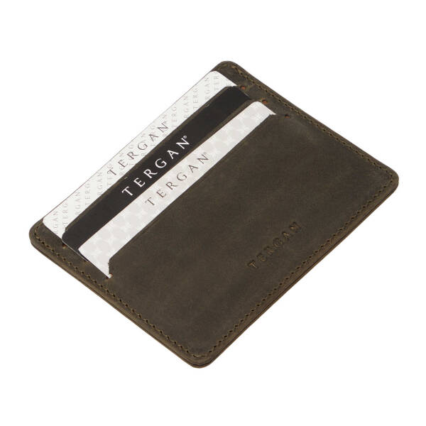 Yeşil Deri Unisex Kredi Kartlık - S1KK00001050-U7H - 1