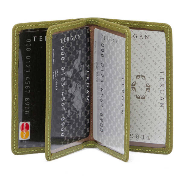 Yeşil Hakiki Deri Unisex Kredi Kartlık - S1KK00001601-G8Z - 2