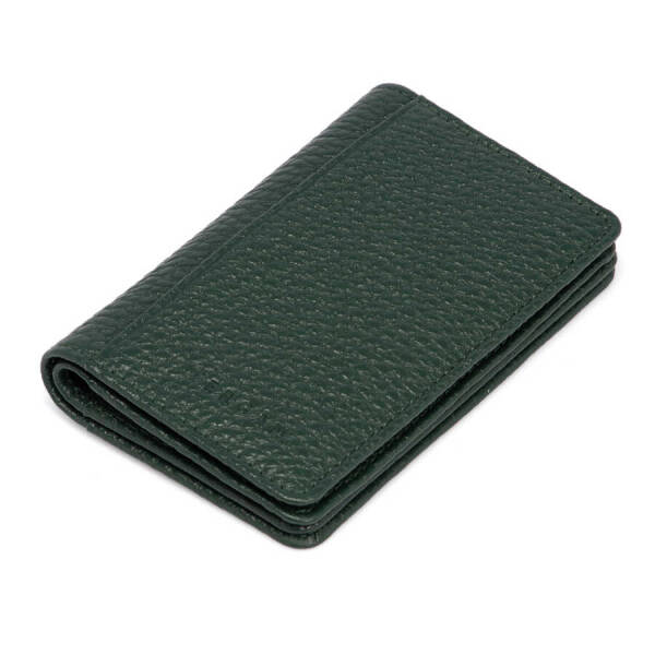 Yeşil Hakiki Deri Unisex Kredi Kartlık - S1KK00001601-I5T - 1
