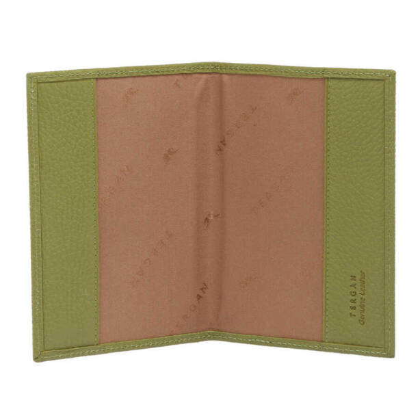 Yeşil Hakiki Deri Unisex Pasaportluk - S1PS00001200-S5I - Tergan