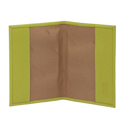 Yeşil Deri Unisex Pasaportluk - S1PS00001200-T7A - 2