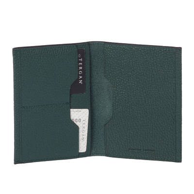 Yeşil Deri Unisex Pasaportluk - S1PS00001657-I5T - 2