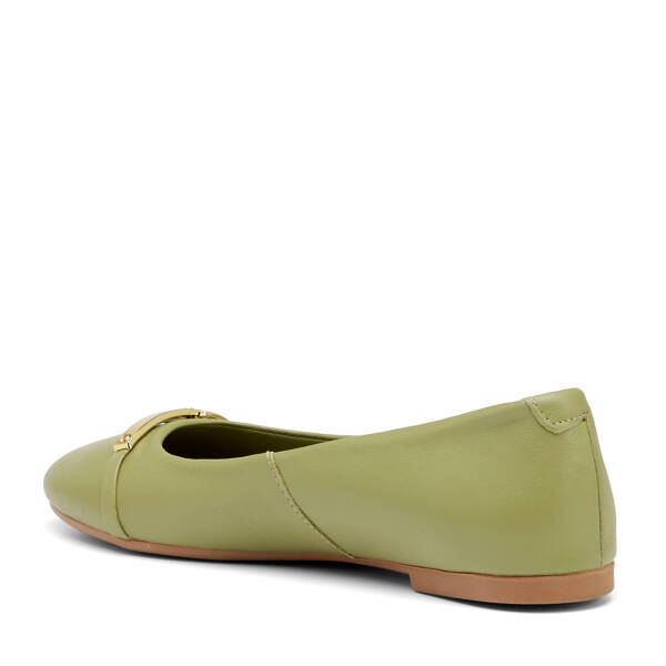 Yeşil Hakiki Deri Kadın Babet - K26I1BB68481-G81 - 4