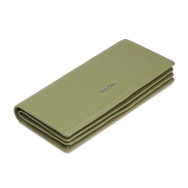 Yeşil Hakiki Deri Kadın Cüzdan - S1CB00005685-U5V - 1