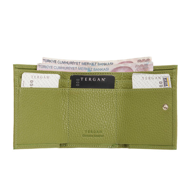 Yeşil Hakiki Deri Kadın Cüzdan - S1CB00005819-G8Z - 2