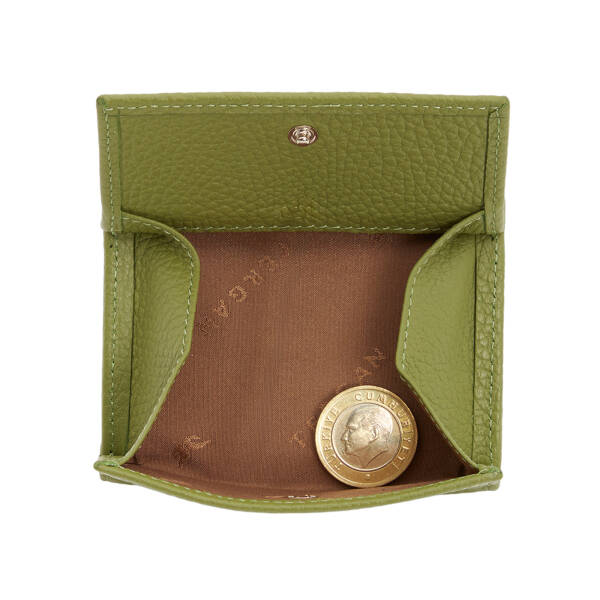 Yeşil Hakiki Deri Kadın Cüzdan - S1CB00005819-G8Z - 4
