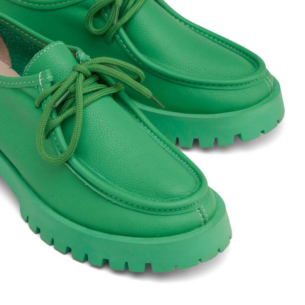 Yeşil Hakiki Deri Kadın Makosen - K25S1AY68173-C47 - 3