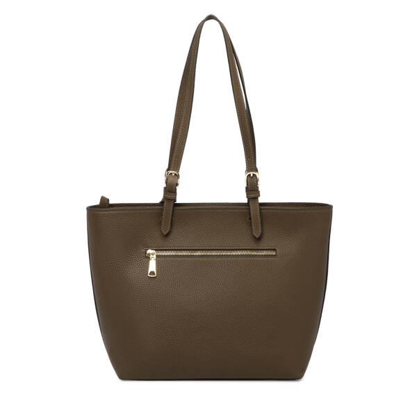 Yeşil Hakiki Deri Kadın Omuz Çantası - S25K1BC80529-T7N - 3