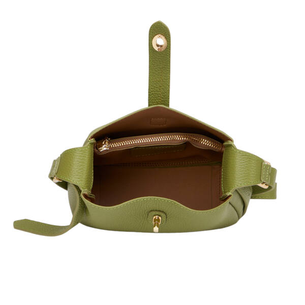 Yeşil Hakiki Deri Kadın Omuz Çantası - S26Y1BC80527-G8Z - 4