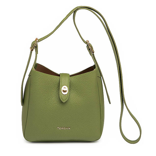 Yeşil Hakiki Deri Kadın Omuz Çantası - S26Y1BC80527-G8Z 