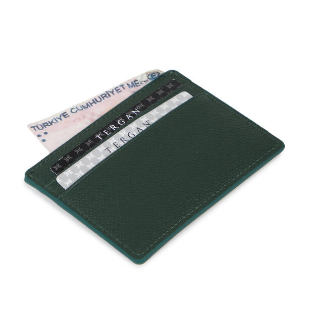Yeşil Hakiki Deri Unisex Kredi Kartlık - S1KK00001646-U8E - 2