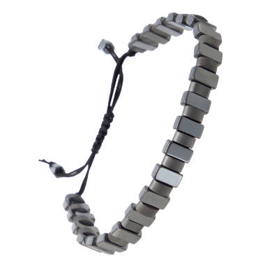 Yeşil Hematit Erkek Bileklik - E1BLK0410484-P89 - 2