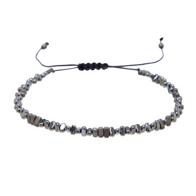 Yeşil Hematit Erkek Bileklik - E1BLK0410486-P89 