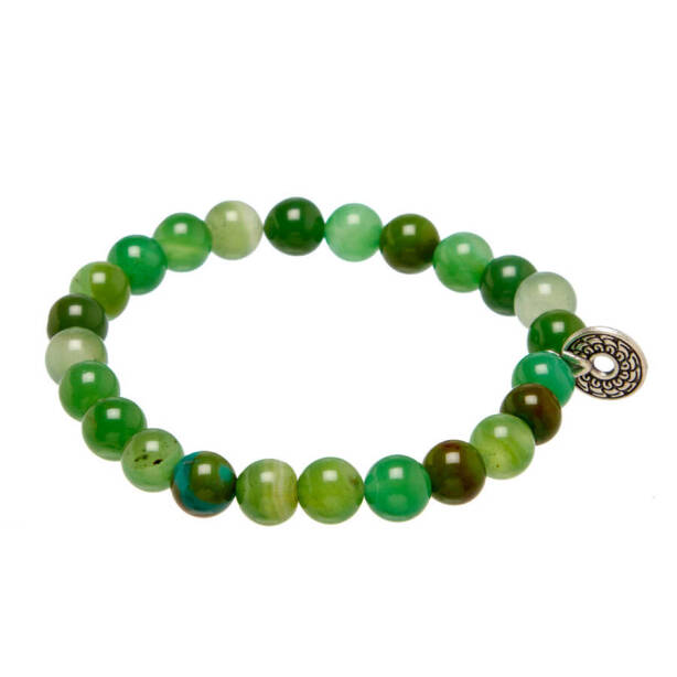 Yeşil Jasper Kadın Bileklik - K1BLK0450156-E90 - 1