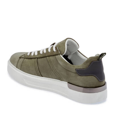 Yeşil Nubuk Deri Erkek Sneaker - E24I1AY56638-G98 - 2