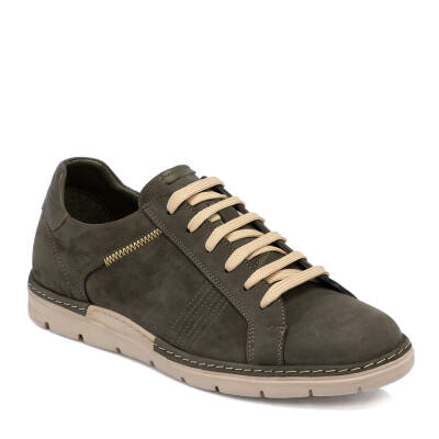 Yeşil Nubuk Deri Erkek Sneaker - E24I1AY56777-G98 