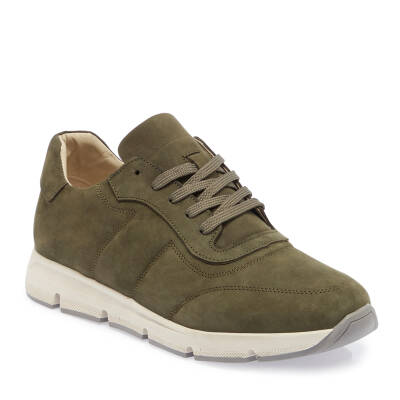 Yeşil Nubuk Deri Erkek Sneaker - E24I1AY56899-G98 