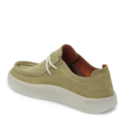 Yeşil Nubuk Deri Kadın Loafer - K24I1AY67501-K01 - 2