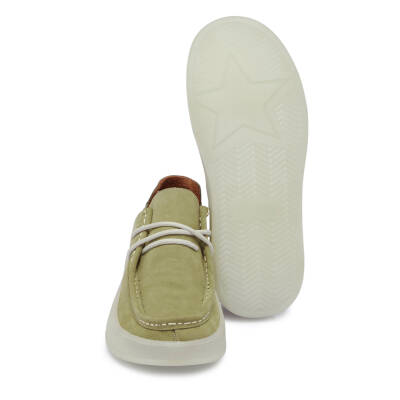 Yeşil Nubuk Deri Kadın Loafer - K24I1AY67501-K01 - 4