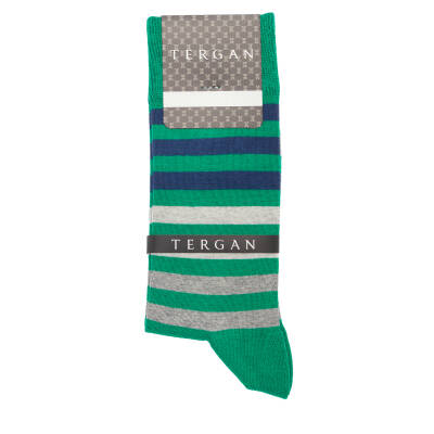  Yeşil Pamuk Erkek Çorap - E23S1CR20274-E90 