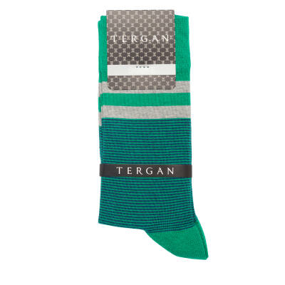  Yeşil Pamuk Erkek Çorap - E23S1CR20275-E90 
