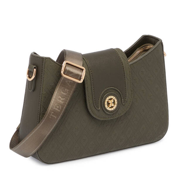 Yeşil Print Kadın Çapraz Askılı Çanta - S24K1PR09153-T5I - 2