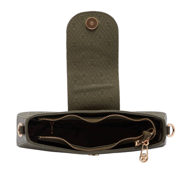 Yeşil Print Kadın Çapraz Askılı Çanta - S24K1PR09153-T5I - 4