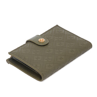  Yeşil Print Kadın Cüzdan - S1CB00055816-T5I 