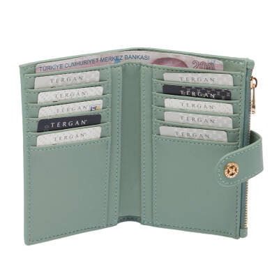  Yeşil Print Kadın Cüzdan - S1CB00055816-U2A - 3