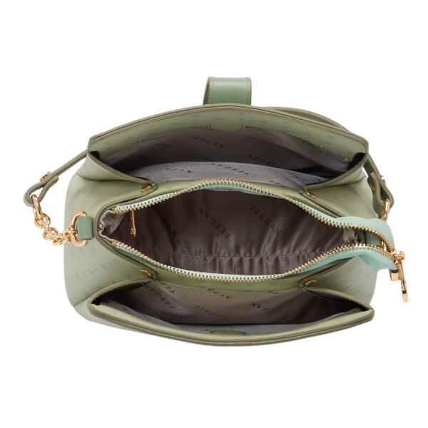 Yeşil Print Kadın Omuz Çantası - S25K1PR09178-U2A - 4