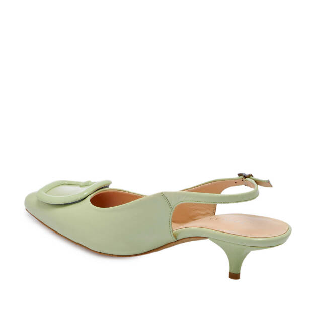 Yeşil Rugan Deri Kadın Stiletto - K24I1AY67191-B8R - 2