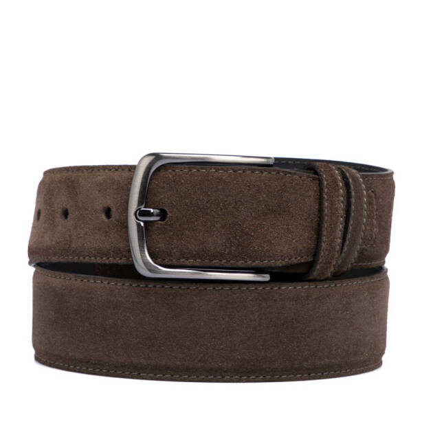 Yeşil Süet Deri Erkek Kemer - S1EK00000306-O48 