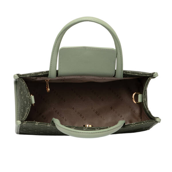 Yeşil Tekstil Kadın El Çantası - S25K1TWC0702-T5I - 4