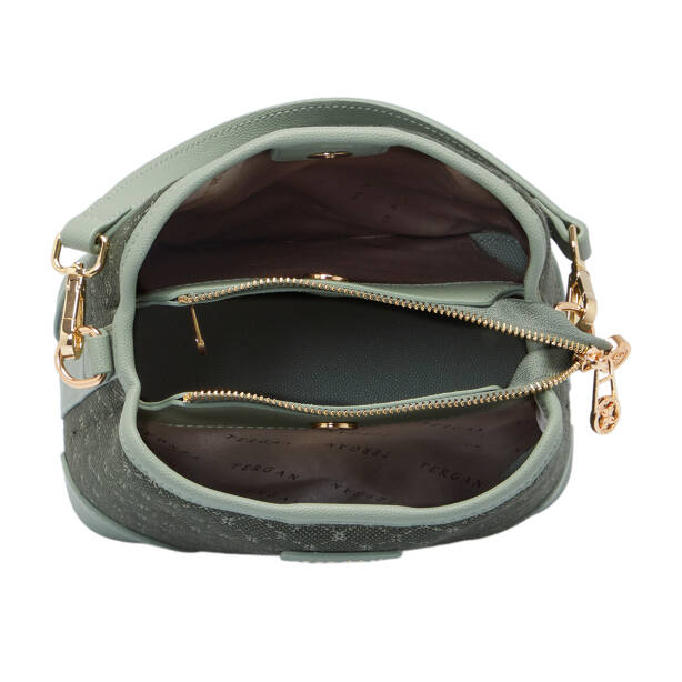 Yeşil Tekstil Kadın Omuz Çantası - S25K1TWC0710-T5I - 4