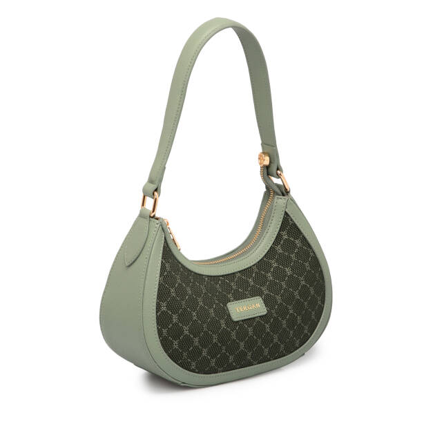 Yeşil Tekstil Kadın Omuz Çantası - S25K1TWC0721-T5I - 2