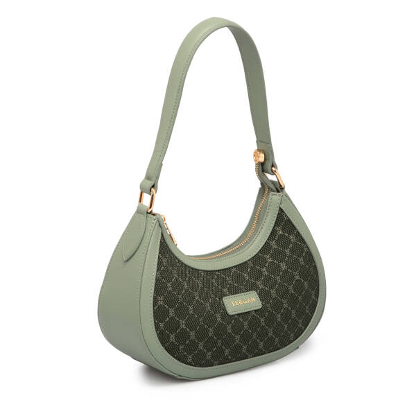 Yeşil Tekstil Kadın Omuz Çantası - S25K1TWC0721-T5I - 2
