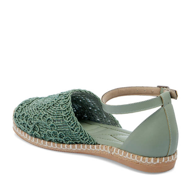 Yeşil Tekstil Kadın Sandalet - K25Y1SN67862-Q6Z - Tergan