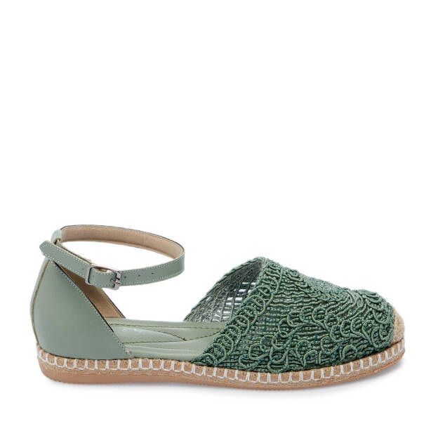 Yeşil Tekstil Kadın Sandalet - K25Y1SN67862-Q6Z - Tergan