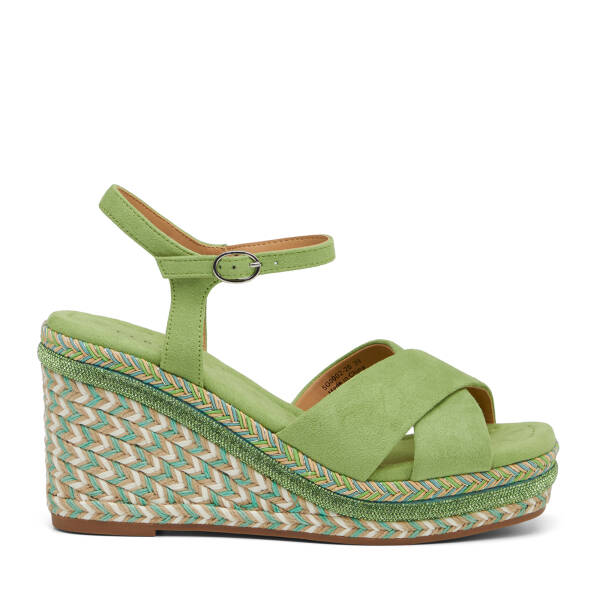 Yeşil Tekstil Kadın Sandalet - K26Y1SN68725-K0T - 1