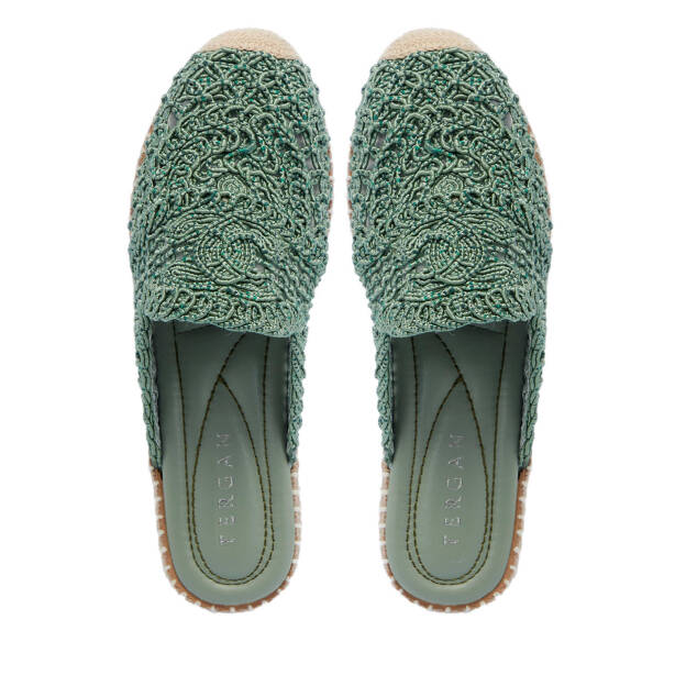 Yeşil Tekstil Kadın Terlik - K25Y1TR67863-Q6Z - 5