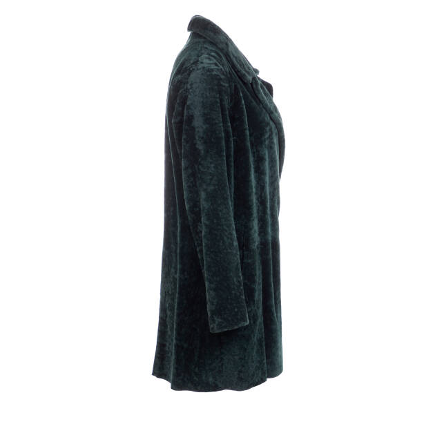 Yeşil Tekstil - Kürk Kadın Deri Kaban - K24KKM320452-U4Q - 3