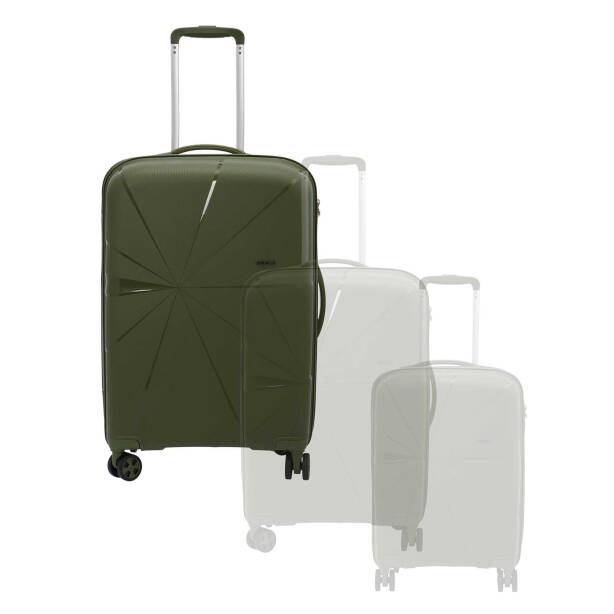 Yeşil Unisex Büyük Boy Valiz - S1SC00047828-E90 - 6