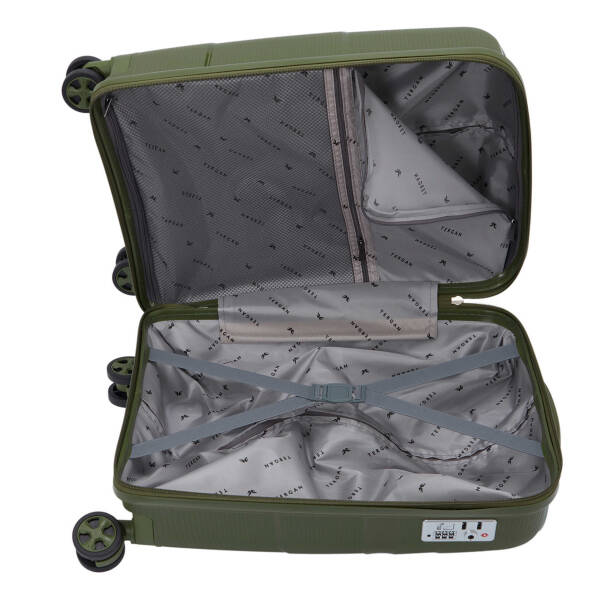 Yeşil Unisex Kabin Boy Valiz - S1SC00047820-E90 - 5