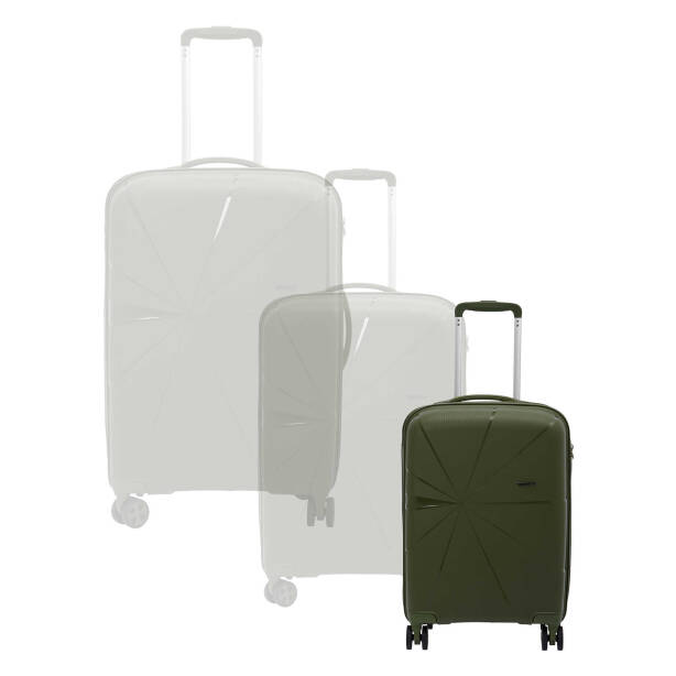 Yeşil Unisex Kabin Boy Valiz - S1SC00047820-E90 - 6