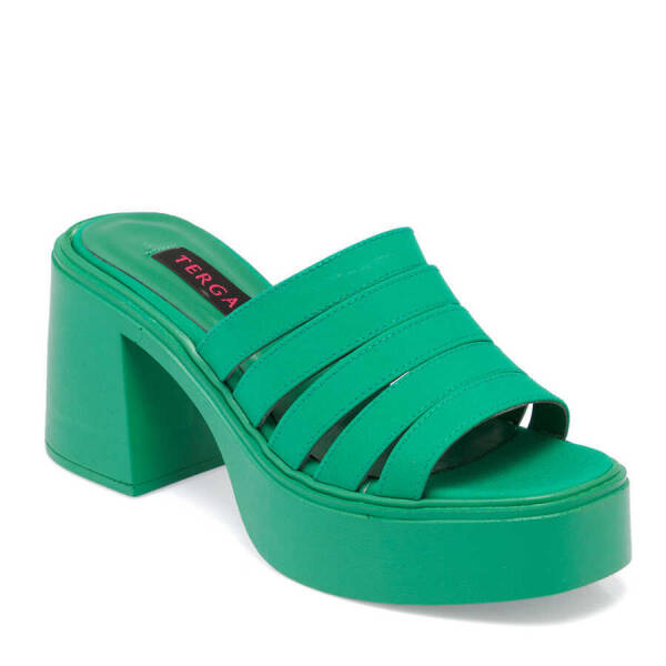 Yeşil Vegan Kadın Terlik - K24Y1TR67423-T3R - 1